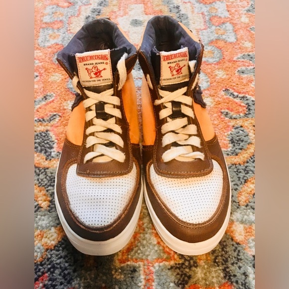 TRUE RELIGION 4 Color Canvas Unisex High Hi Top Men's 8 Women's 10 Shoes Sneaker - Picture 3 of 12